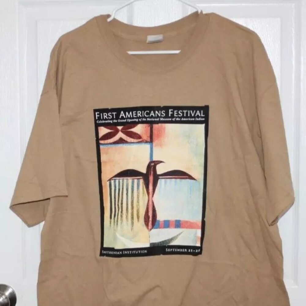 Adult Size XL T-Shirt First Americans Festival Smithsonian Institution